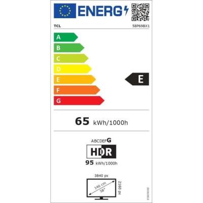 TV LED 58" TCL 58P69B 4K UHD HDR10 - Android TV - WiFi