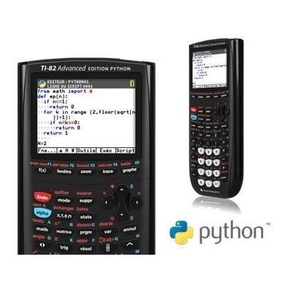 Calculatrice Texas Instruments TI-82 Edition PYTHON Noire