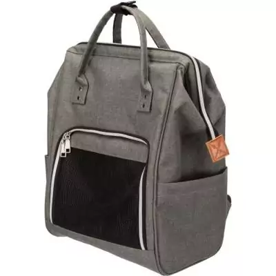 Sac de transport TRIXIE pour petits chiens - Gris - 32x42x22 cm