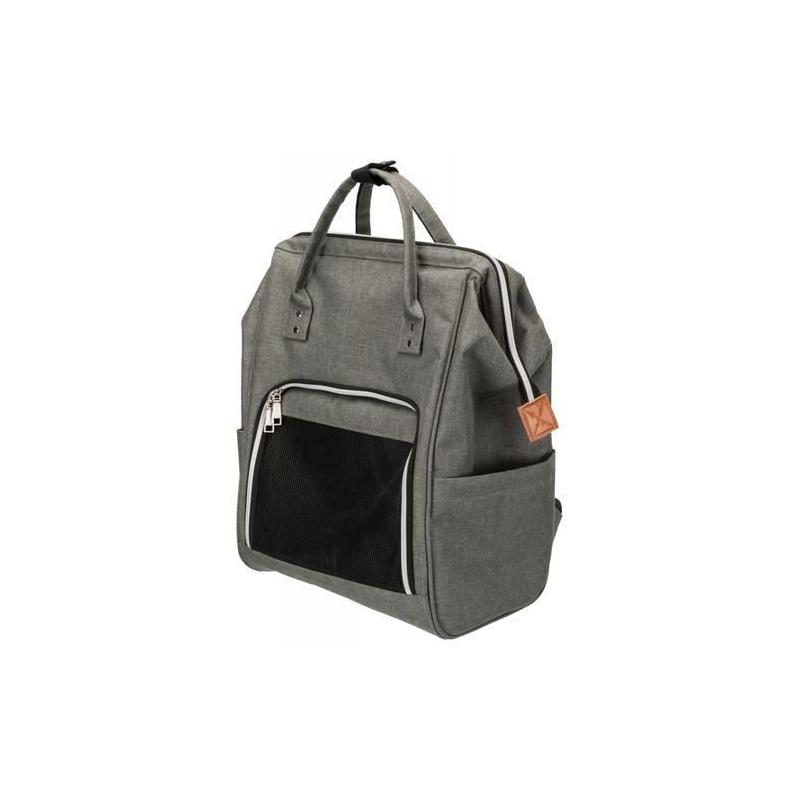 Sac de transport TRIXIE pour petits chiens - Gris - 32x42x22 cm