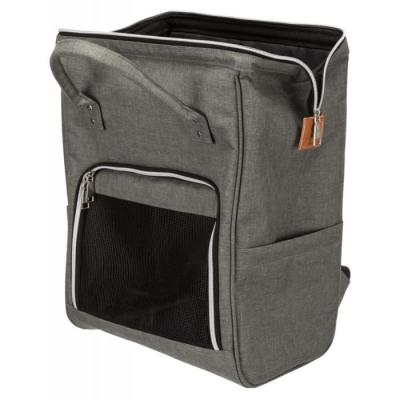 Sac de transport TRIXIE pour petits chiens - Gris - 32x42x22 cm