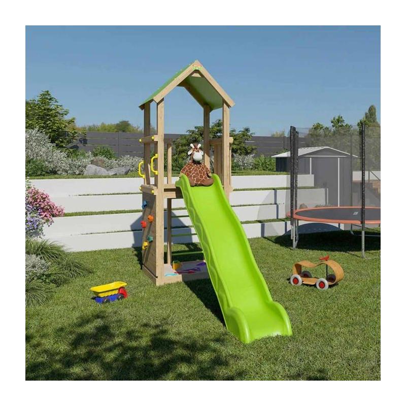 Station de jeux en bois SUNNY XPERIENCE - Amusement pour 5 enfants