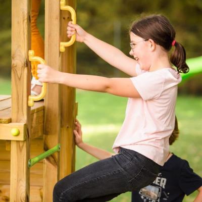 Station de jeux en bois SUNNY XPERIENCE - Amusement pour 5 enfants