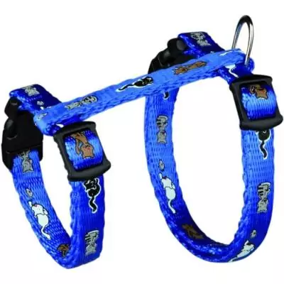 Harnais chaton TRIXIE avec laisse - Motif chat - Confort et sécurité Harnais chaton TRIXIE avec laisse - Motif chat - Confort et sécurité