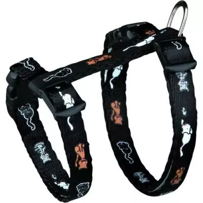 Harnais chaton TRIXIE avec laisse - Motif chat - Confort et sécurité Harnais chaton TRIXIE avec laisse - Motif chat - Confort et sécurité