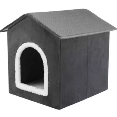 Abri pour chat TRIXIE Livia - Gris foncé/Blanc - 38 x 41 x 44 cm