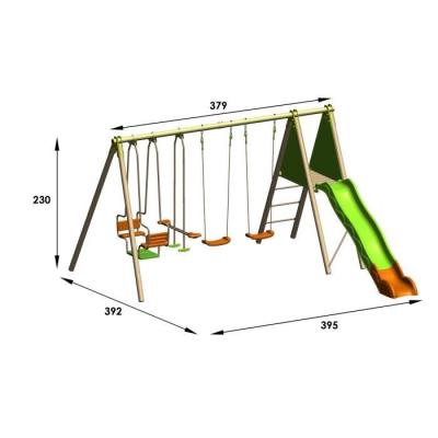 Portique bois et métal 2,30m - KAHUNA TRIGANO