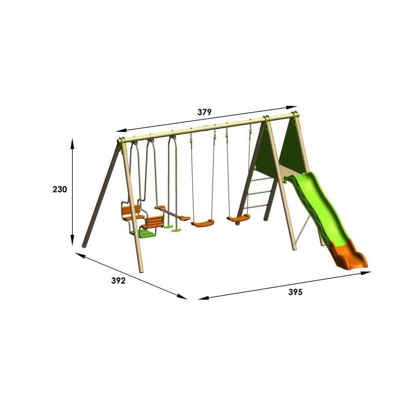 Portique bois et métal 2,30m - KAHUNA TRIGANO