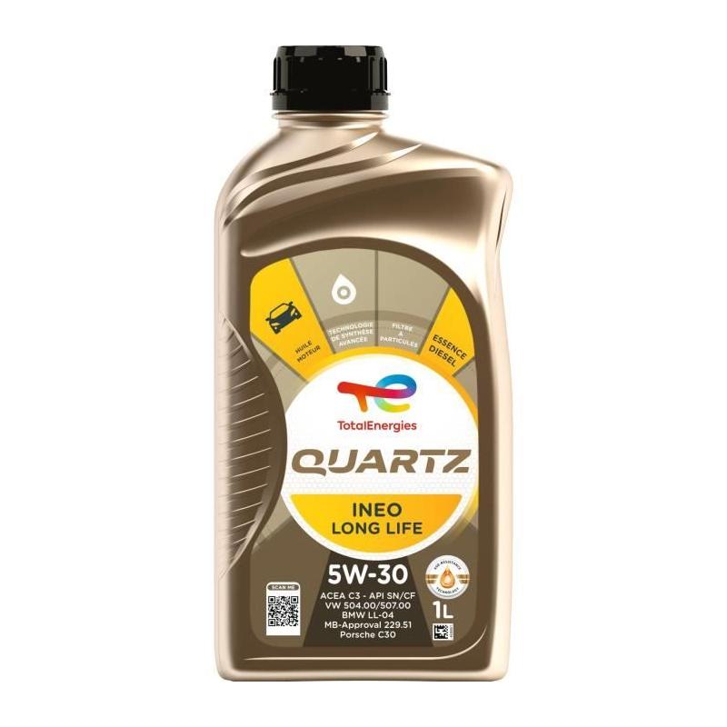 Huile moteur TotalEnergies Quartz Ineo Long Life 5W-30 - 1L