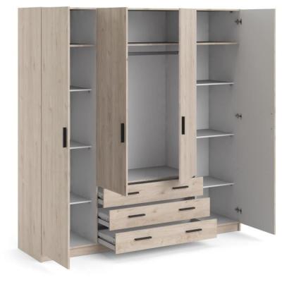 Armoire VEGA Chene Jackson - Spacieuse et Élégante