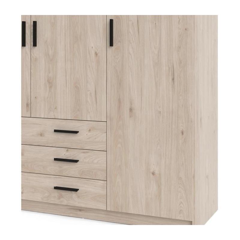 Armoire VEGA Chene Jackson - Spacieuse et Élégante
