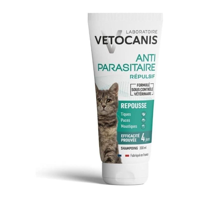 Shampoing anti-puces - VETOCANIS - Protection anti-parasites