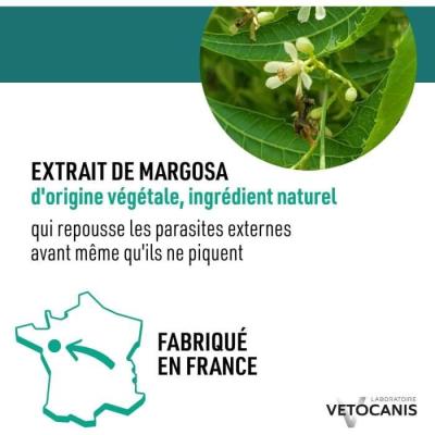 Shampoing anti-puces - VETOCANIS - Protection anti-parasites