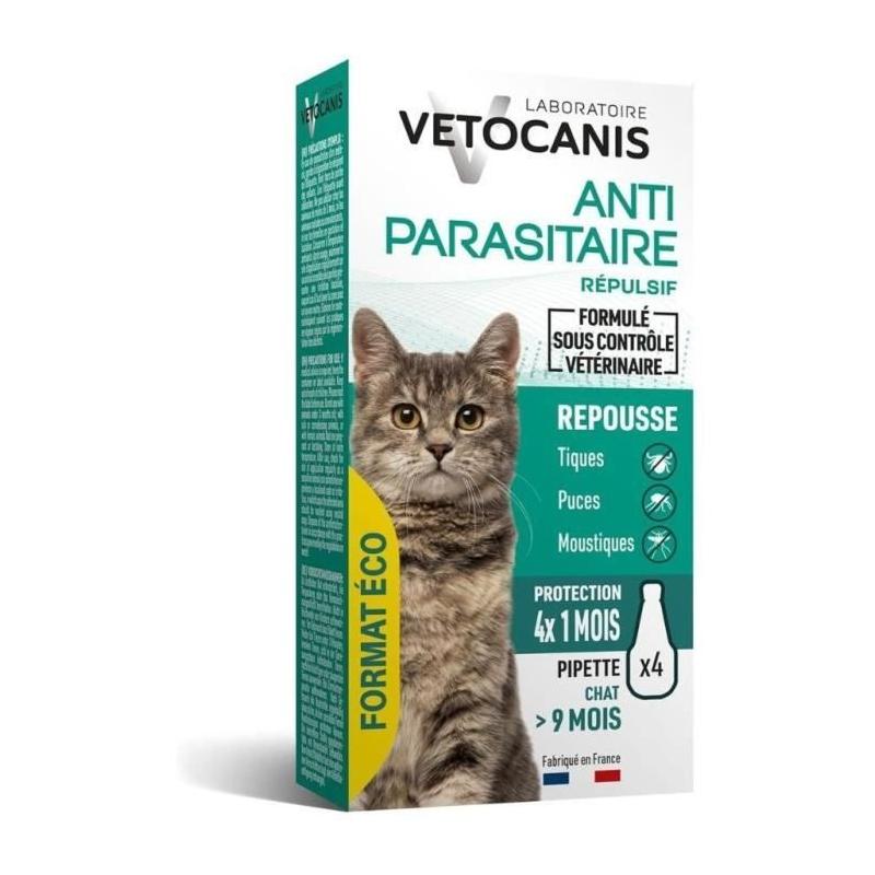 Protégez votre chat avec VETOCANIS - Pipettes anti-parasites efficaces