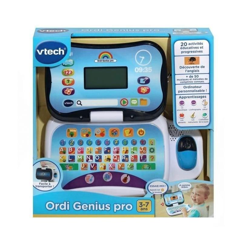 Ordinateur Educatif VTECH ORDI GENIUS PRO NOIR - Pour enfants de 3 à 7 ans