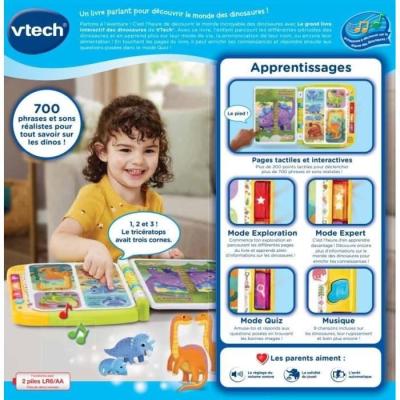 Découvrez les dinosaures avec le livre interactif VTECH!