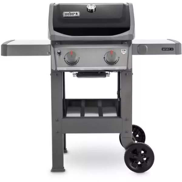 WEBER Barbecue a gaz SPIRIT II E-210 GBS - Surface de cuisson 52 x 44 cm - Noir