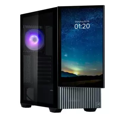 Boitier PC ZALMAN Moyen Tour E-AT - Design avec panneaux latéraux
