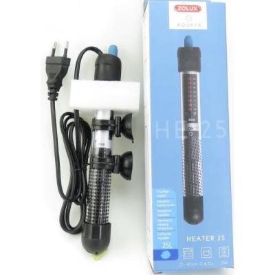 Chauffage d'aquarium Zolux 25W - Pour 20 à 50L - Longueur 23cm