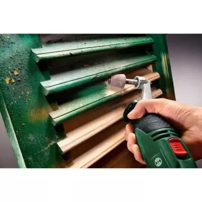 Ensemble porte-manchon et manchon abrasif Bosch - pour un ponçage efficace (Grain 80, 30mm) Ensemble porte-manchon et manchon abrasif Bosch - pour un ponçage efficace (Grain 80, 30mm)