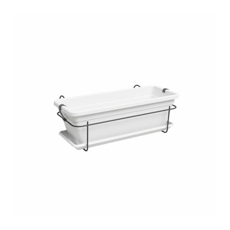 Jardinière ARTEVASI VENEZIA balcon KIT - 50 cm - Blanc
