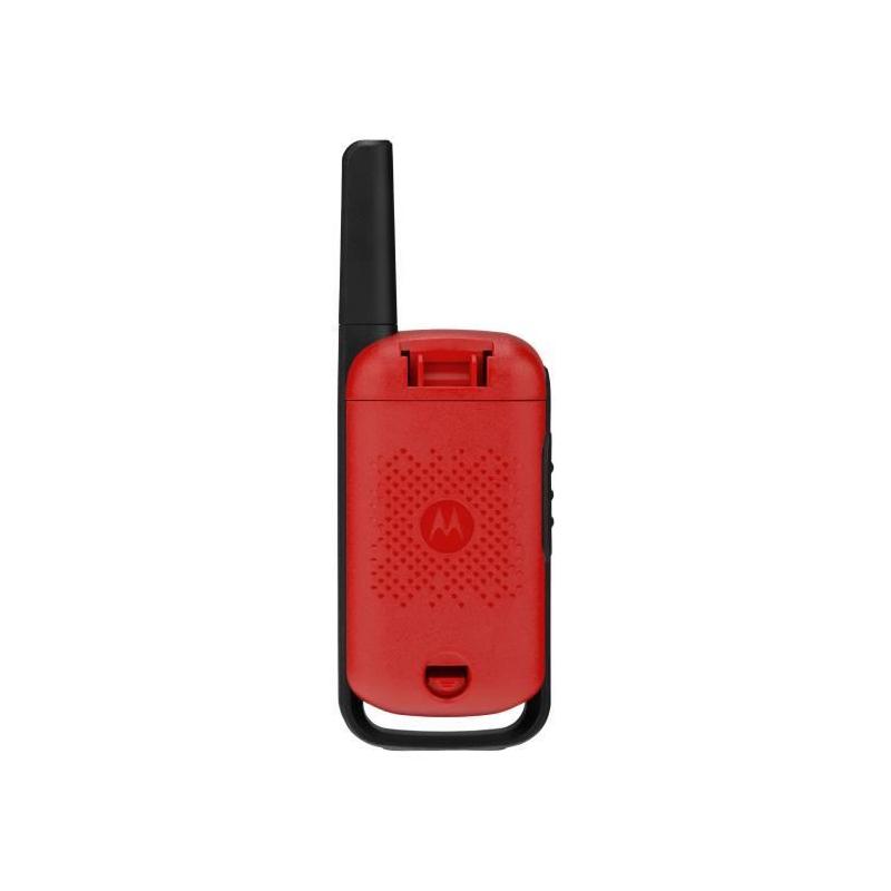 Talkies Walkies Motorola Rouge T42 - Portée 4 km - 16 canaux - Affichage LCD