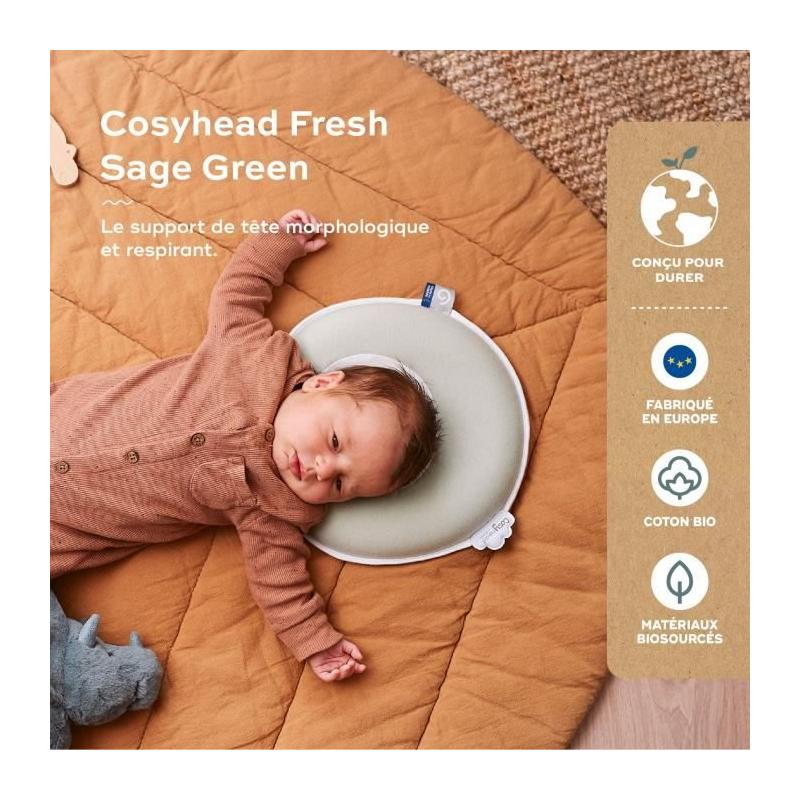 Cale tête bébé Morphologique - Fresh Sage Green