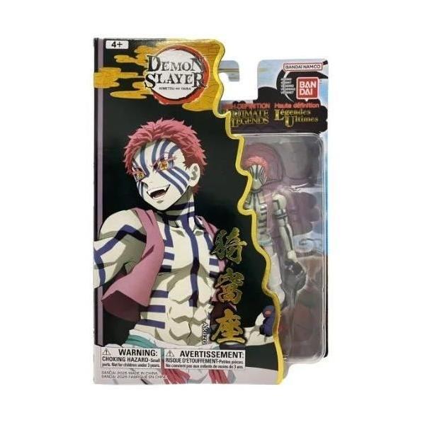Figurine articulée Ultimate Legends HD - BANDAI - Demon Slayer - Akaza - 12 cm