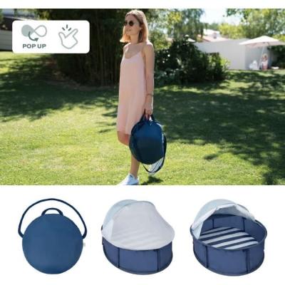 Parc Bébé 2 en 1 Babyni Marinière: Anti-UV FPS 50+ & Moustiquaire