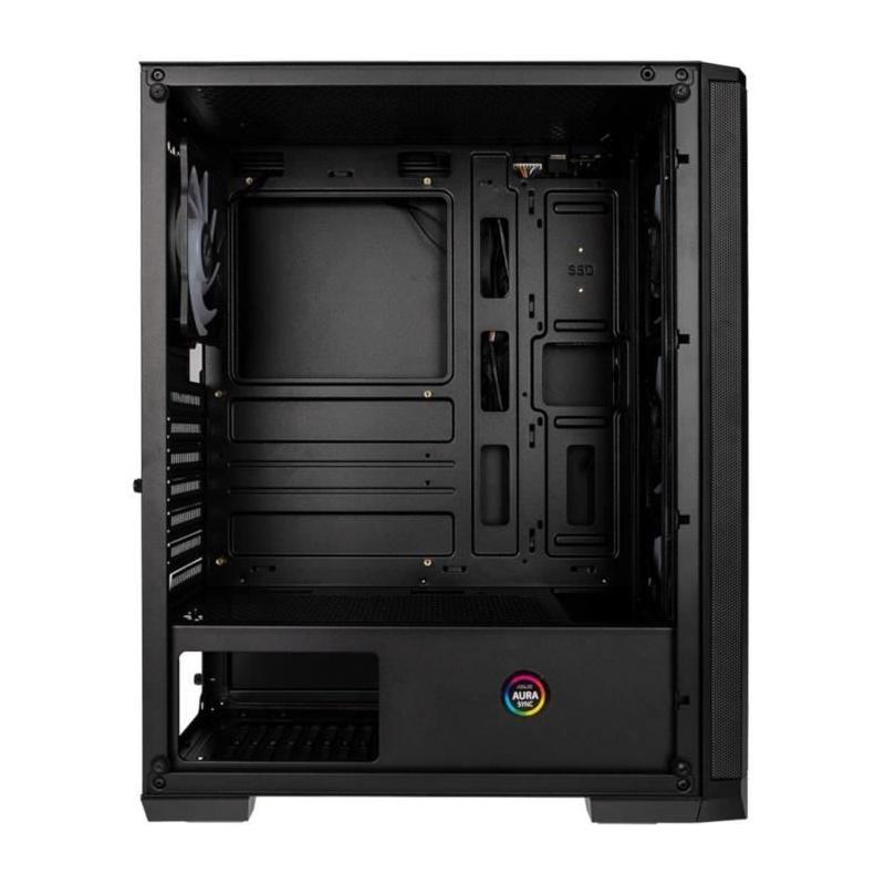 Boitier PC moderne avec panneau en verre trempé et 4 ARGB - 60 caractères maximum
