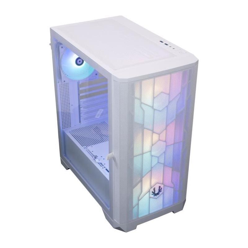 Boîtier PC BITFENIX Nova Mesh SE TG 4ARGB Blanc - Moyen tour ATX
