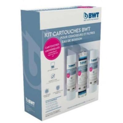 Pack filtres BWT pour osmoseurs - Pack de 3 préfiltres