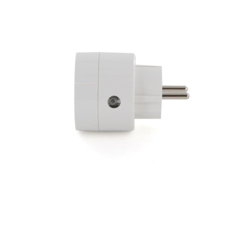 Prise connectée CHACON - Programmateur Wi-fi 10A Blanc