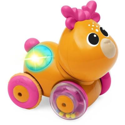 Doudou Chicco Faon Sprint&go Orange et Rose - Des 6 Mois