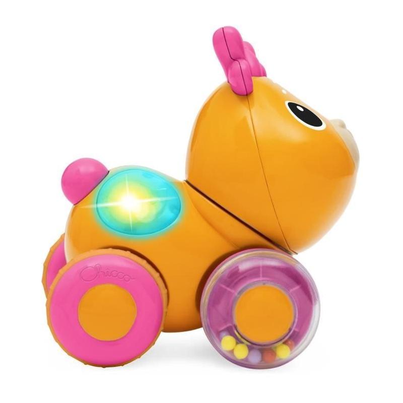 Doudou Chicco Faon Sprint&go Orange et Rose - Des 6 Mois