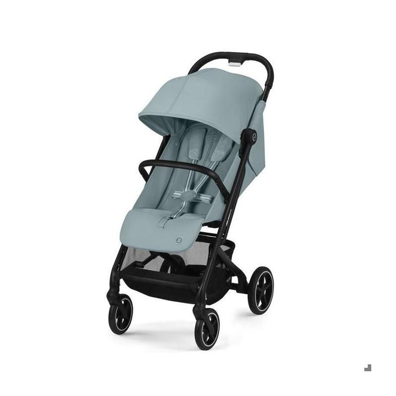 Poussette Beezy BLK - Stormy Blue, style urbain et pratique