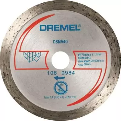 DREMEL Disque Diamant S540 pour Scie Compacte DSM20 - Précision de Coupe
