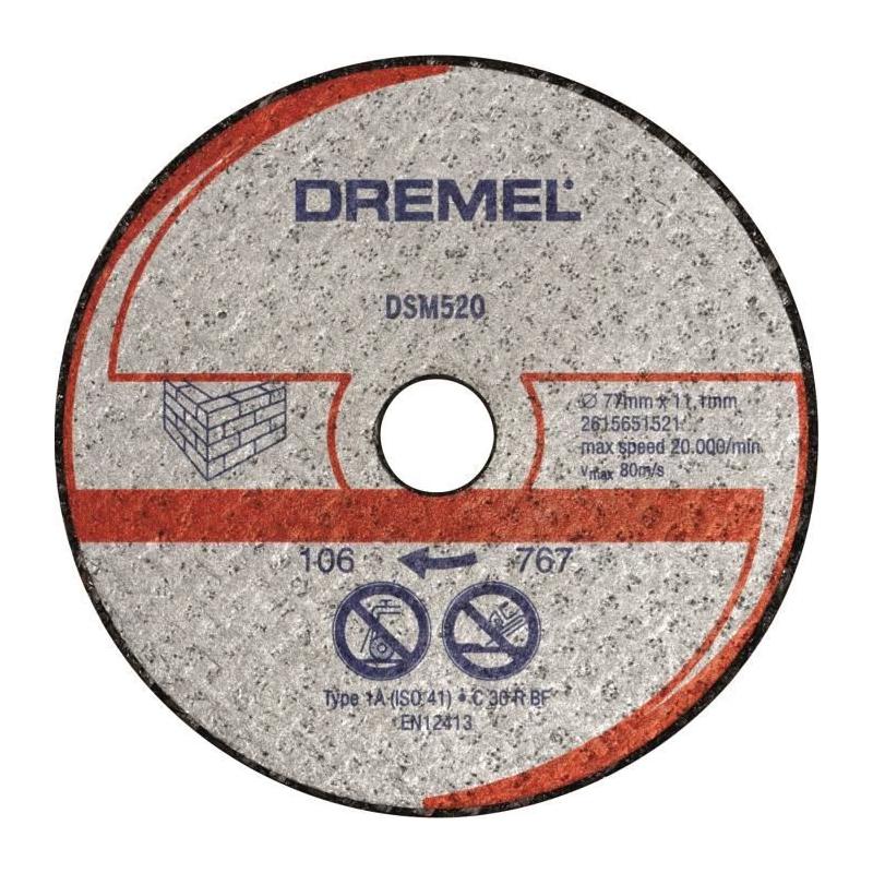 Lot de 2 Disques pour Scie Compacte Dremel DSM20
