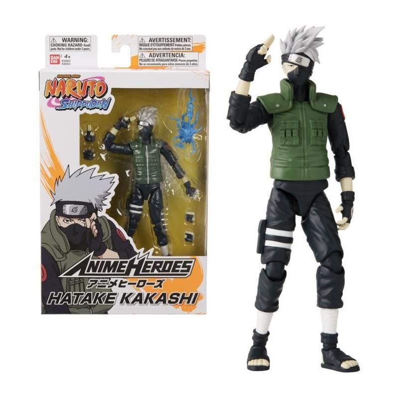 Figurine Anime Heroes 17 cm Kakashi Hatake Naruto Shippuden - BANDAI