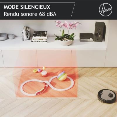 Aspirateur Robot Hoover HG510D: Puissant, Silencieux & Connecté