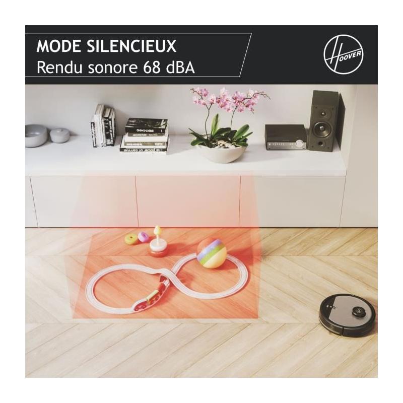Aspirateur Robot Hoover HG510D: Puissant, Silencieux & Connecté