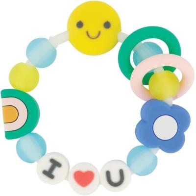 Bracelet de dentition de l'amitié - INFANTINO - Silicone - I love You Je t'Aime
