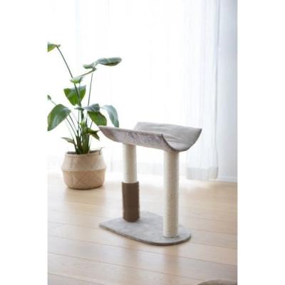Arbre à chat design taupe - 49x35x56 cm - Qualité Kerbl