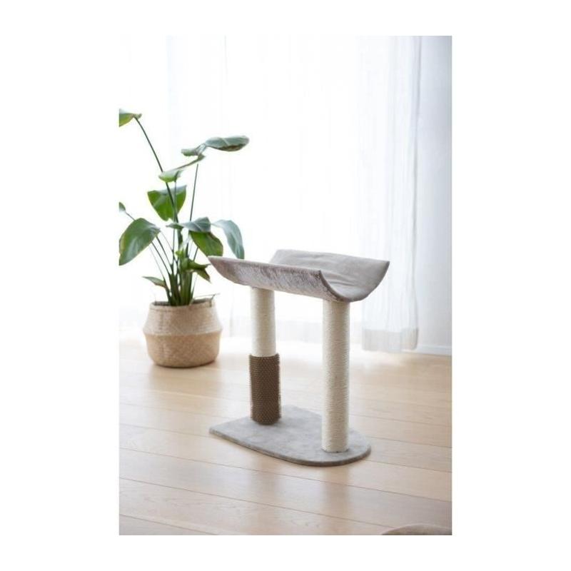 Arbre à chat design taupe - 49x35x56 cm - Qualité Kerbl