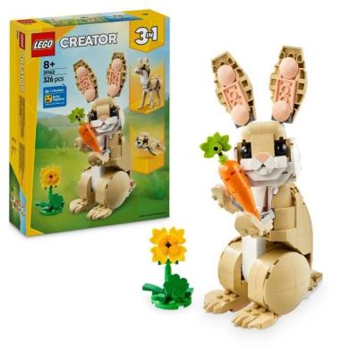 LEGO Creator 31162 3-en-1 L'adorable lapin - Pour les filles de 8 ans