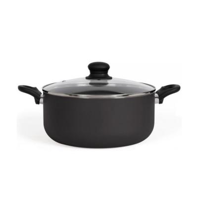 Faitout 28 cm Noir Livoo: idéal pour mijoter en toute simplicité