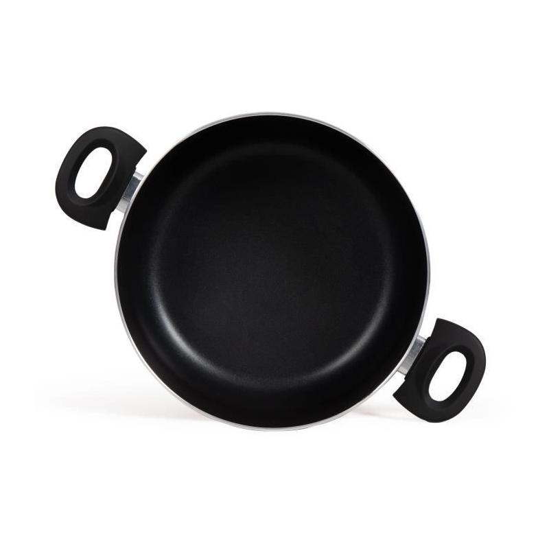 Faitout 28 cm Noir Livoo: idéal pour mijoter en toute simplicité