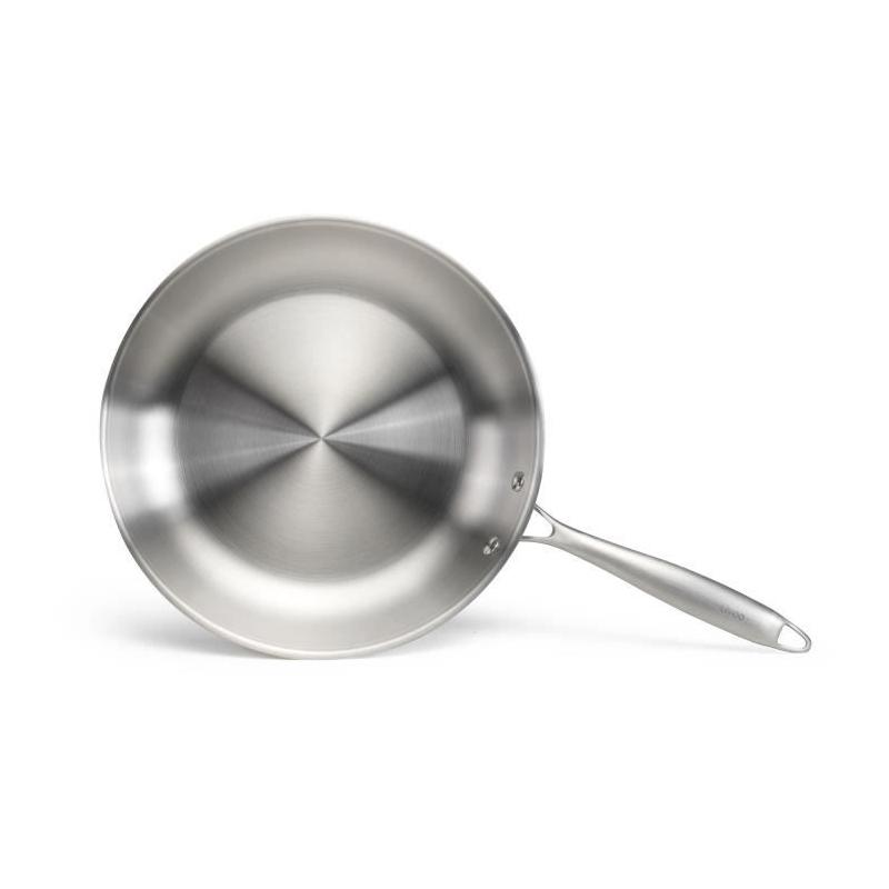 Poêle 28 cm inox Triply MEP159 - LIVOO: Made in France, Tous feux