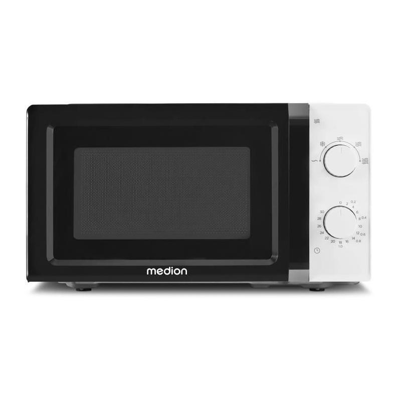 Four micro onde MEDION MD 11475 - Noir et blanc: Cuisinez en toute élégance
