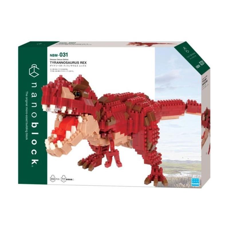 Figurine miniature deluxe Tyrannosaurus Rex - Nanoblock NBM-031